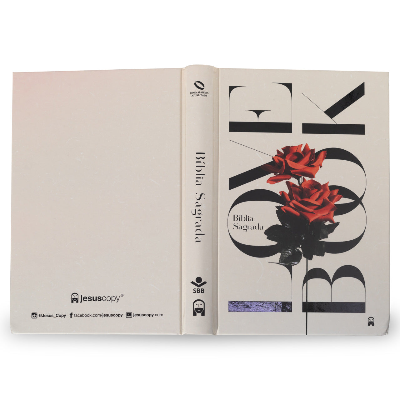 Bíblia Love Book Rosa (Livro do Amor) - NAA