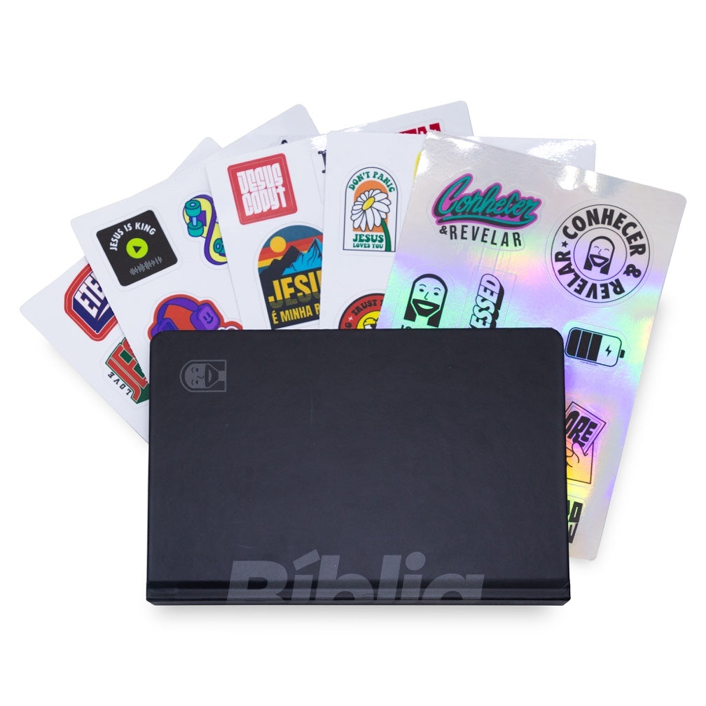 Bíblia Sticker 2.0 Preta - NVI