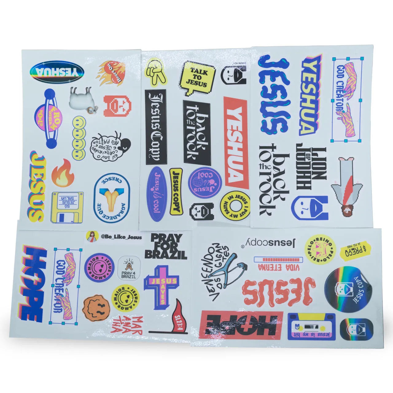 Bíblia Sticker Preta | NVI | Capa Dura | Adesivos Personalizados