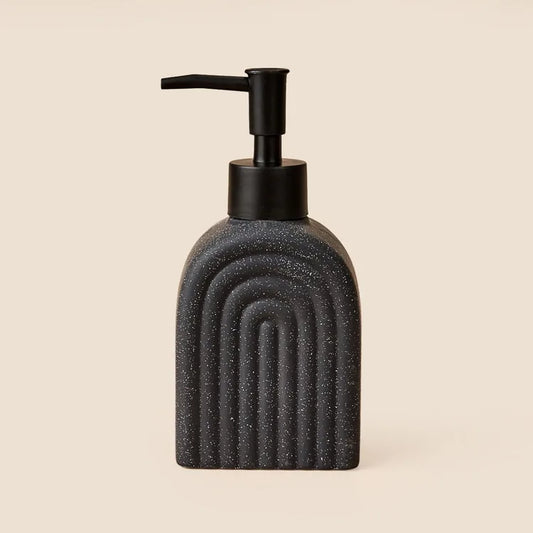 Set de Baño | Cerámica | 3 piezas | Negro