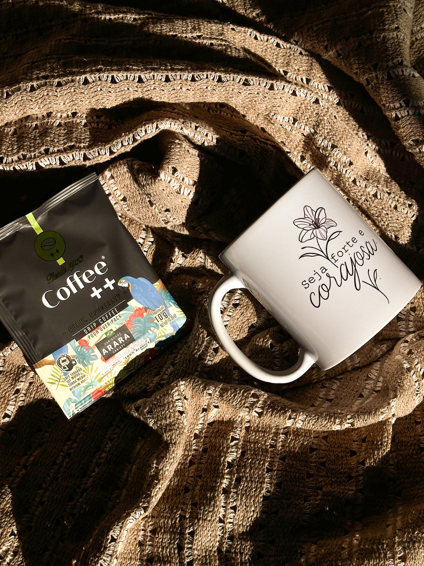 Taza | Seja forte e corajosa (flor)