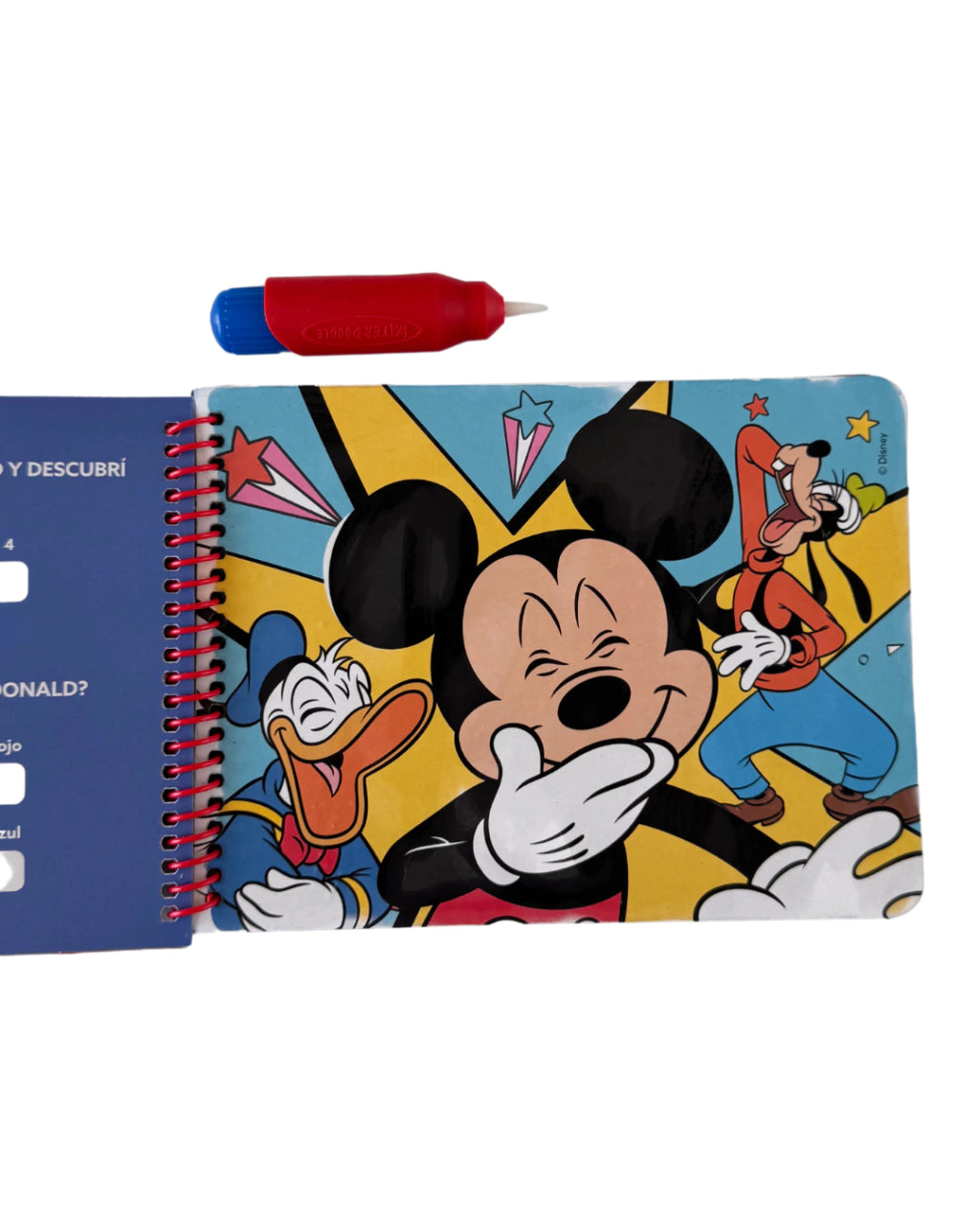 Mickey | Agua Wow | Libro para colorear con agua