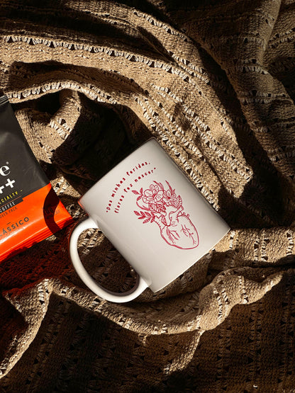 Taza | Das minhas feridas, flores fez nascer