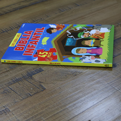 Livro Quebra-Cabeça | Bíblia Infantil | Capa Dura