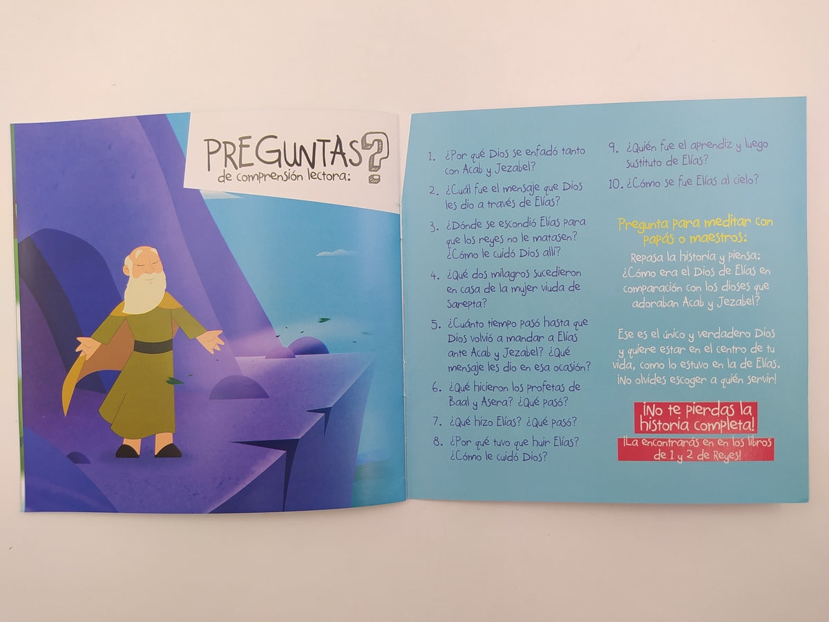 Elías, un profeta de Dios | Colección Grandes Historias para pequeños lectores