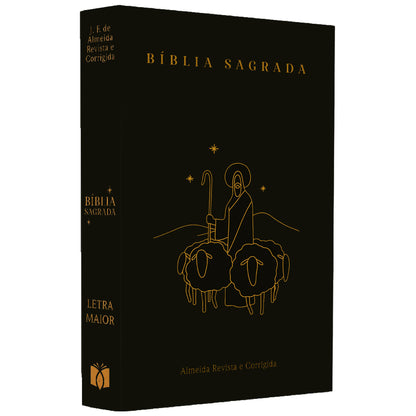 Bíblia Sagrada Bom Pastor | ARC | Letra Maior | Harpa e Corinhos | Capa Dura