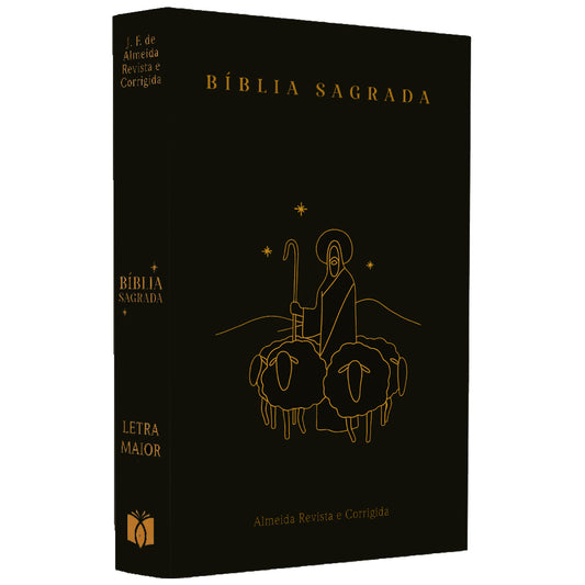 Bíblia Sagrada Bom Pastor | ARC | Letra Maior | Harpa e Corinhos | Capa Dura