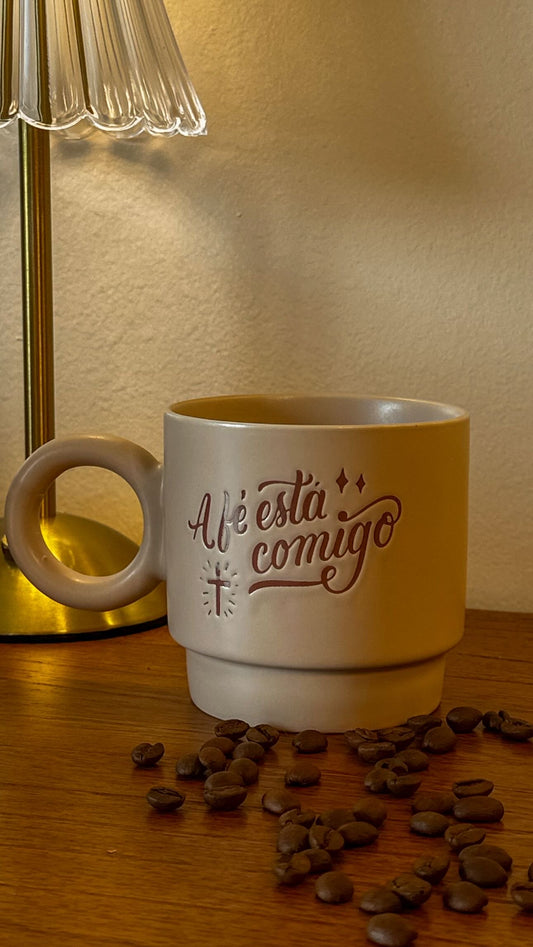 Taza | La fe está conmigo | Cerámica