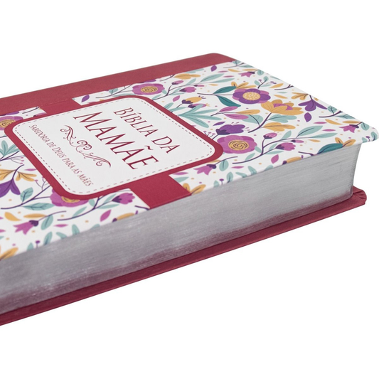 Bíblia da Mamãe | ARA | Capa Flores Goiaba | Letra Normal