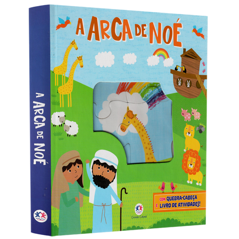 A Arca de Noé | Com Quebra Cabeça e Livro de Atividades