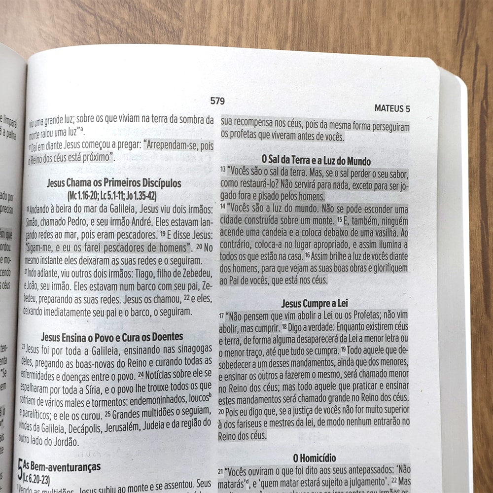 Bíblia Sagrada Lettering | NVI | Letra Normal | Capa Brochura