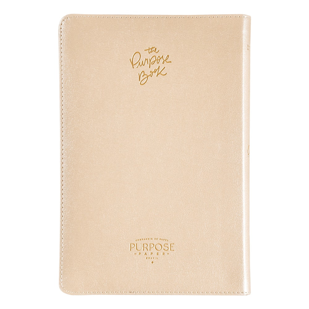 Bíblia The Purpose Book | A21 | Capa Couro Soft Bege Flores