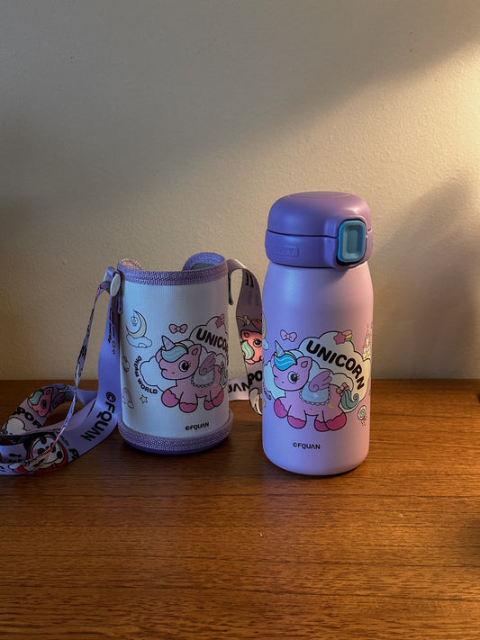 Botella Térmica Infantil Unicornio | Acero inoxidable | 530 ml