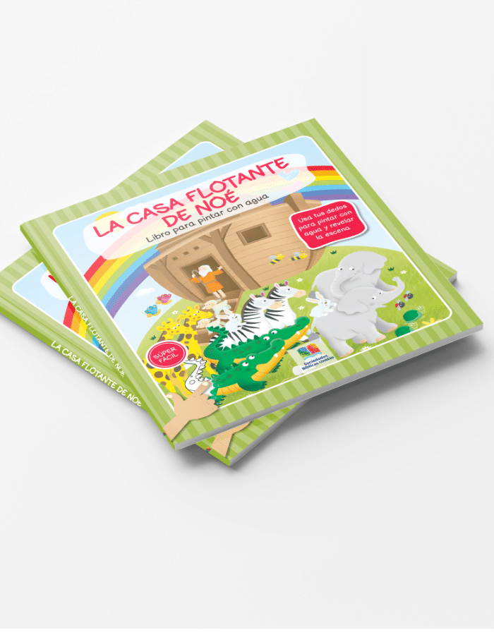 La casa flotante de Noé | Libro para pintar con agua