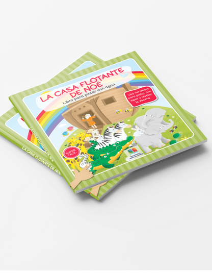 La casa flotante de Noé | Libro para pintar con agua