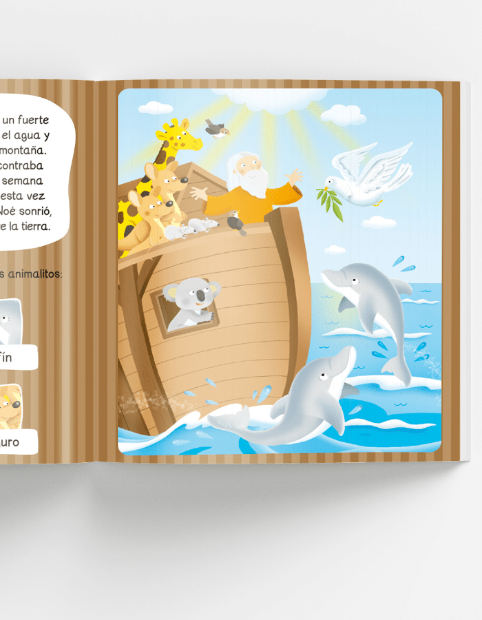 La casa flotante de Noé | Libro para pintar con agua