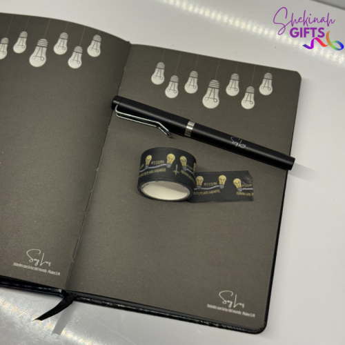 Libreta Soy Luz | Kit con bolígrafo y washi tape