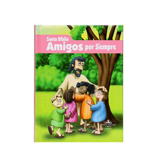 Biblia Amigos por Siempre | Tapa dura rosada