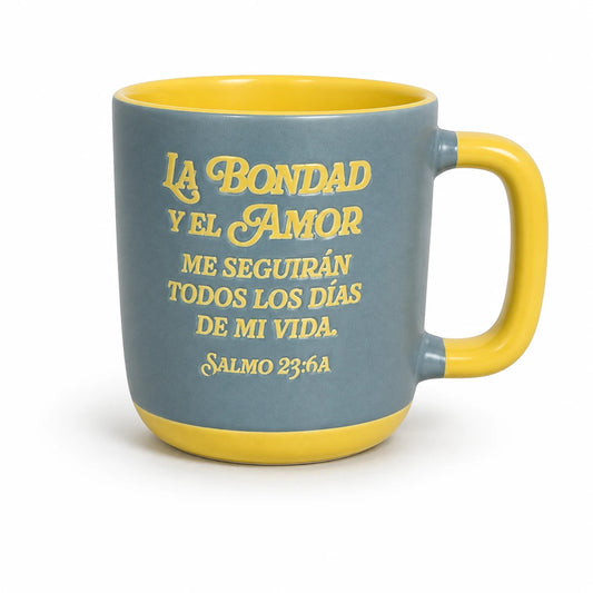 Taza Luz en el Camino | “La bondad y el amor” | Salmos 23:6 | Cerámica