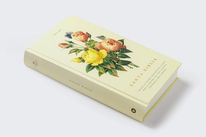 Biblia Sagrada | RVR 1960 | Tapa dura floral | Palabras de Jesús en rojo
