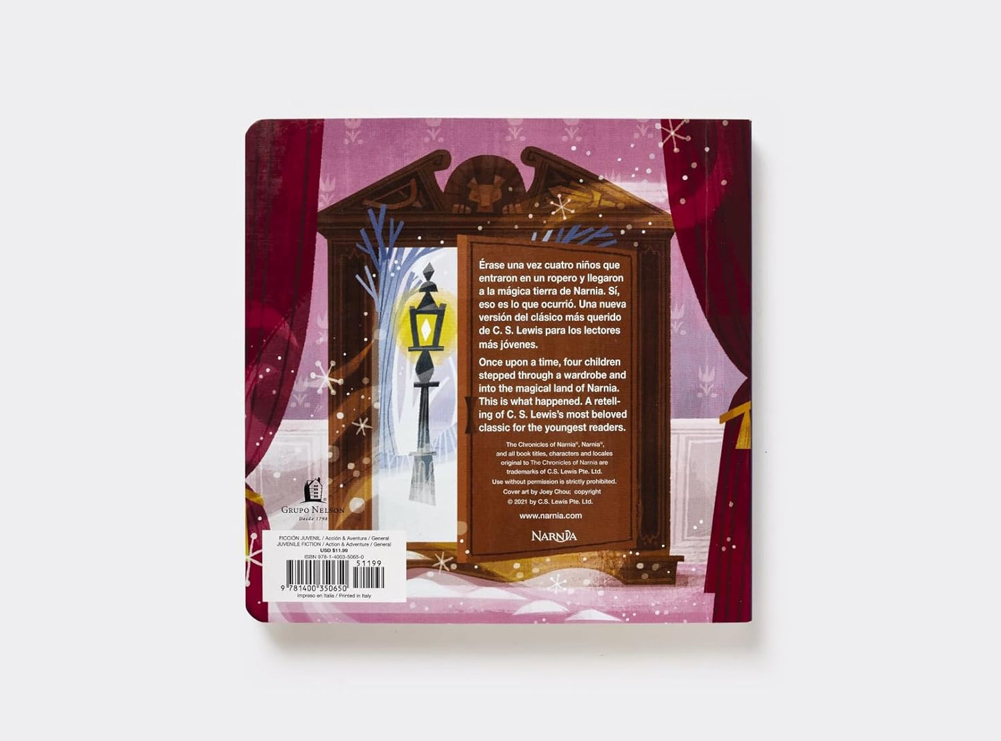 El león, la bruja y el ropero | Bilingüe inglés-español | Libro de cartón | Las Crónicas de Narnia | C. S. Lewis