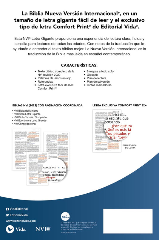 Santa Biblia NVI – Ultrafina Letra Gigante