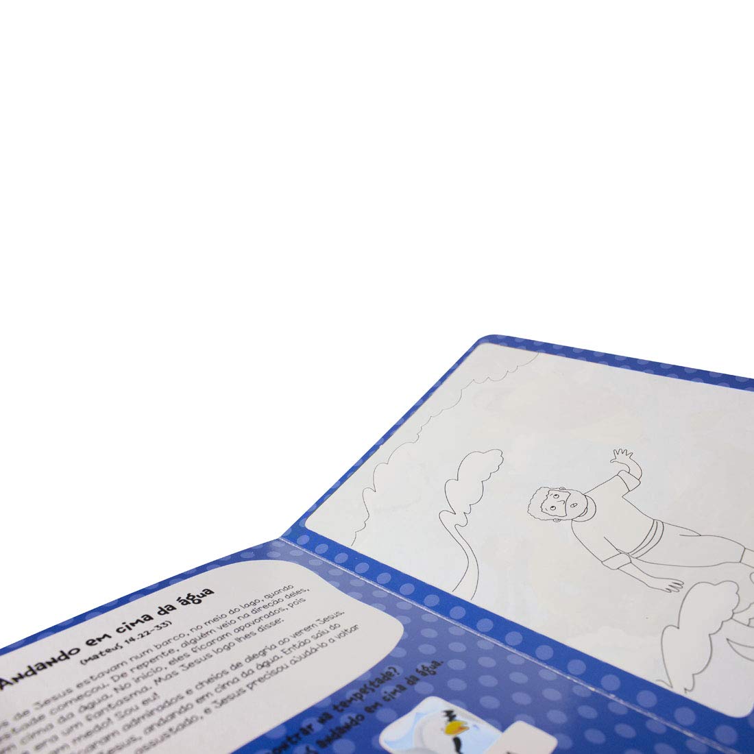 Milagros de Jesús | Libro para pintar con agua | Infantil | Español