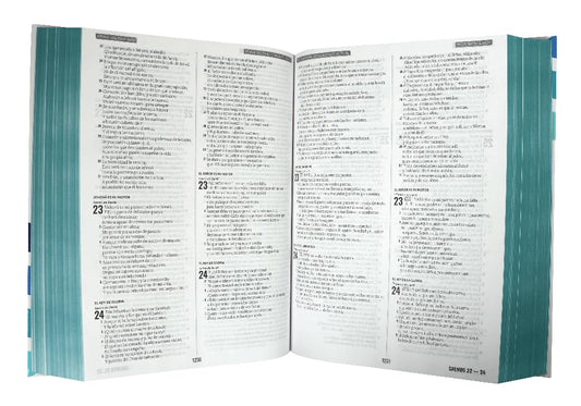 Biblia Multiversiones 4 en 1 | RVR1960, RVC, DHH, TLA | Estudio | Tapa dura | Español