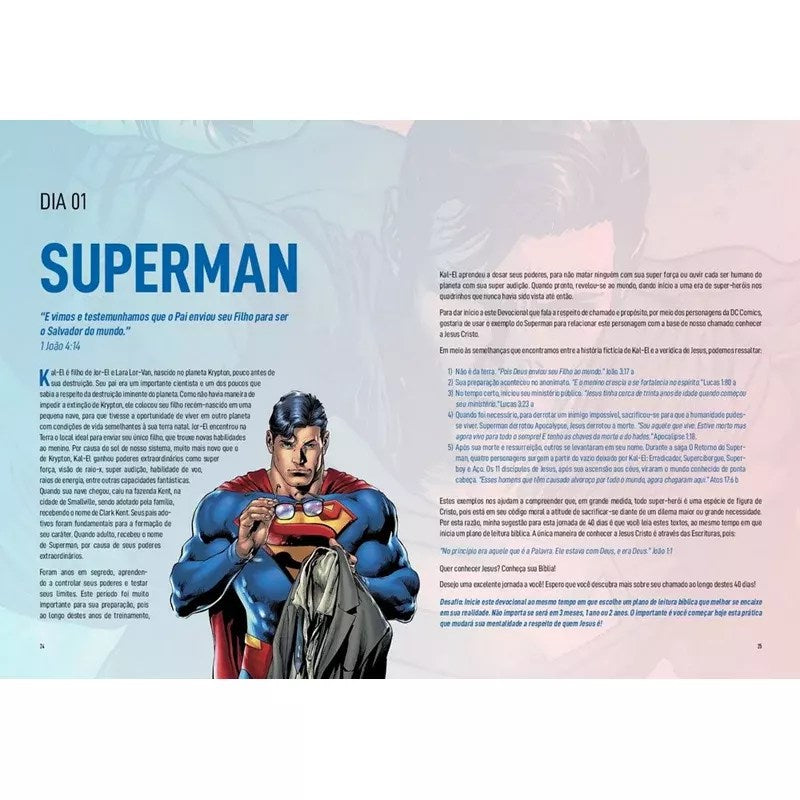 Devocional 40 Dias com a Liga da Justiça