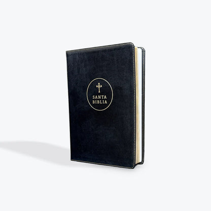Santa Biblia | RVR 1960 | Ultrafina | Letra grande | Negra | Edición de referencia