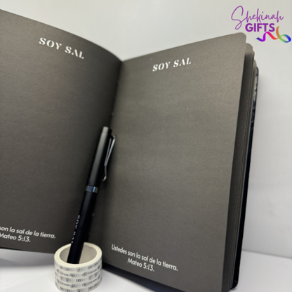 Libreta Soy Sal | Kit con bolígrafo y washi tape