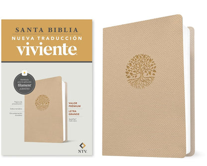 Biblia | NTV | Letra grande | Filament | SentiPiel café claro