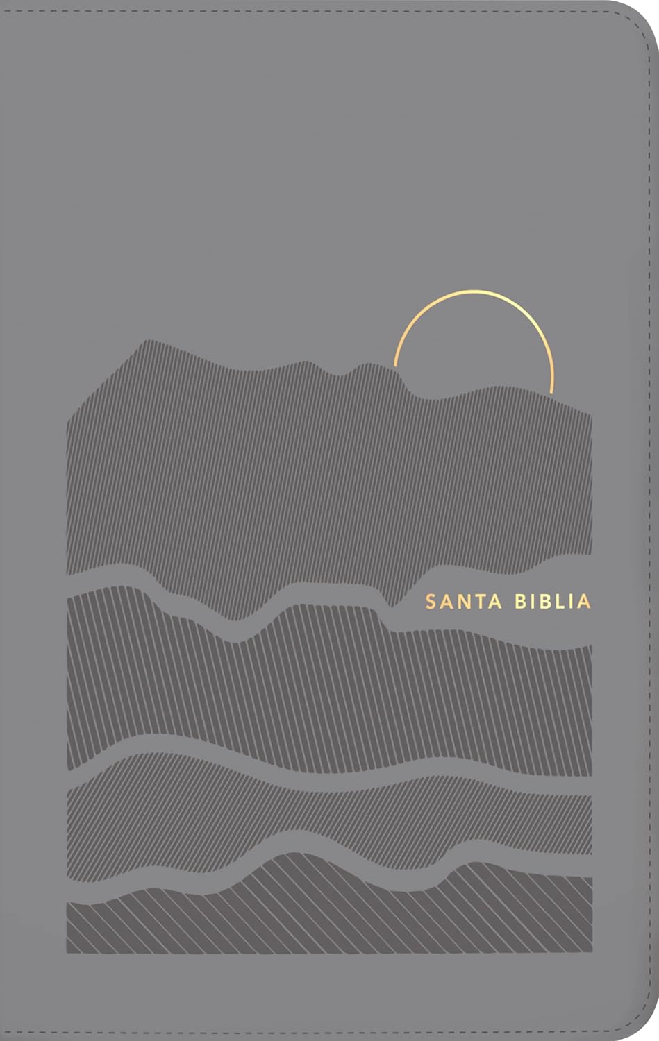 Biblia ultrafina | NTV | Letra grande | Zíper | Filament | SentiPiel gris | Letra roja
