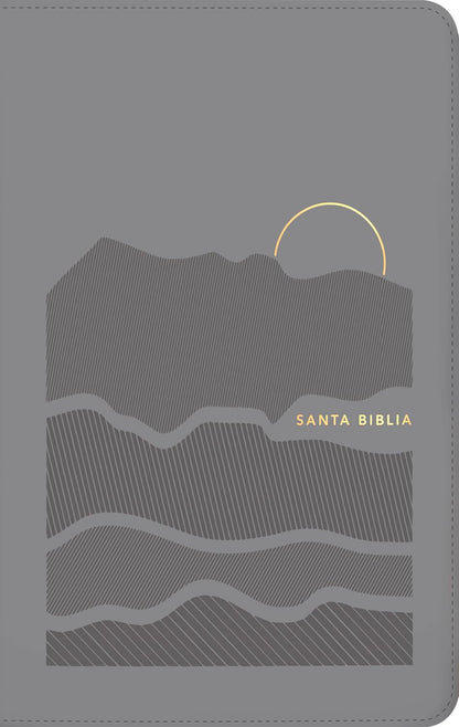 Biblia ultrafina | NTV | Letra grande | Zíper | Filament | SentiPiel gris | Letra roja