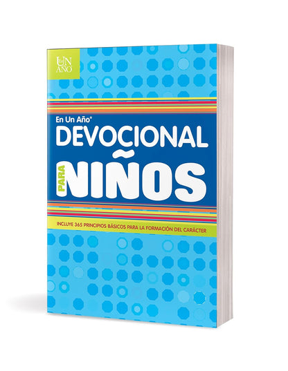 Devocional en un año para niños | Edición en español | Capa comum
