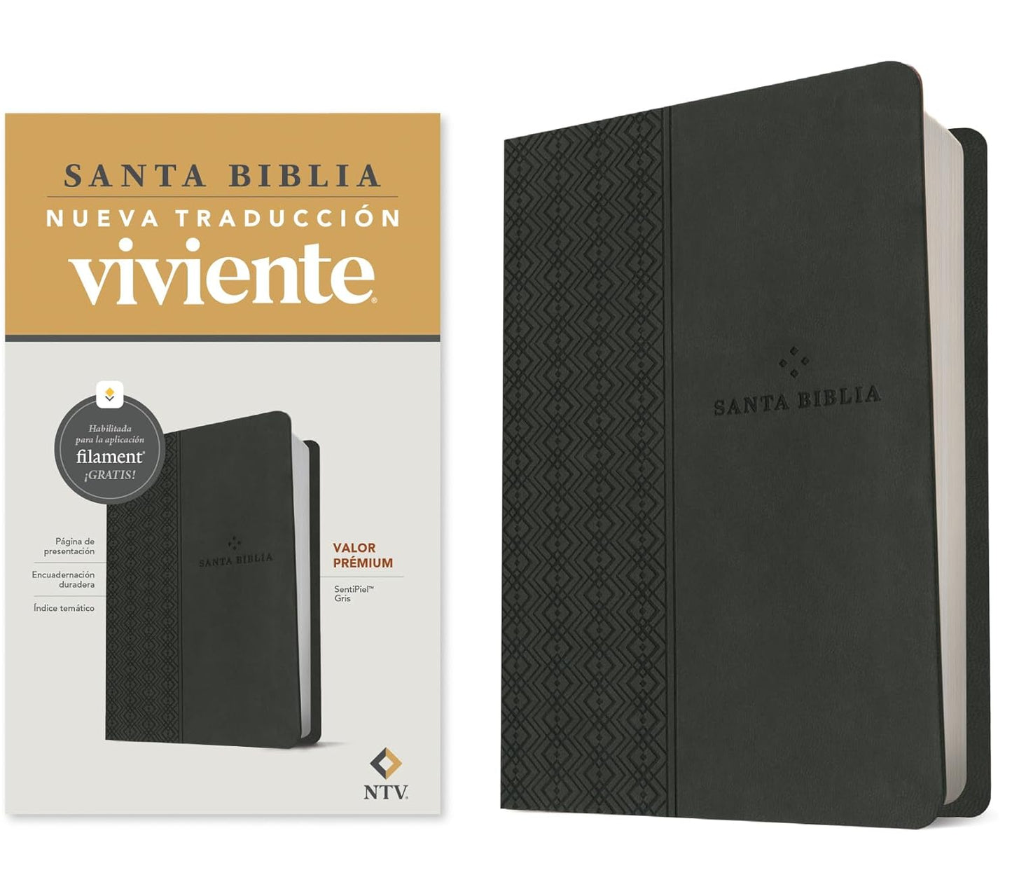 Biblia | NTV | Filament | SentiPiel gris