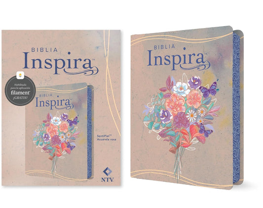 Biblia Inspira | NTV | Filament | Acuarela rosa | SentiPiel