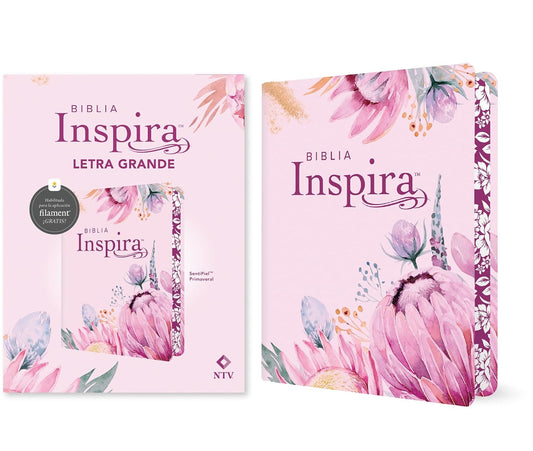 Biblia Inspira | NTV | Letra grande | Filament | SentiPiel primaveral