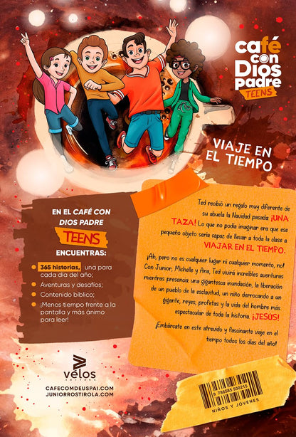 Café con Dios Padre Teens | Junior Rostirola | Tapa dura | Español