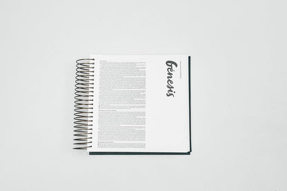 Biblia para ilustrar | Reina Valera 1960 | Símil piel verde | Margen creativo | Espiral metálico | Español