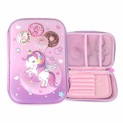 Cartuchera infantil unicornio | Rosa
