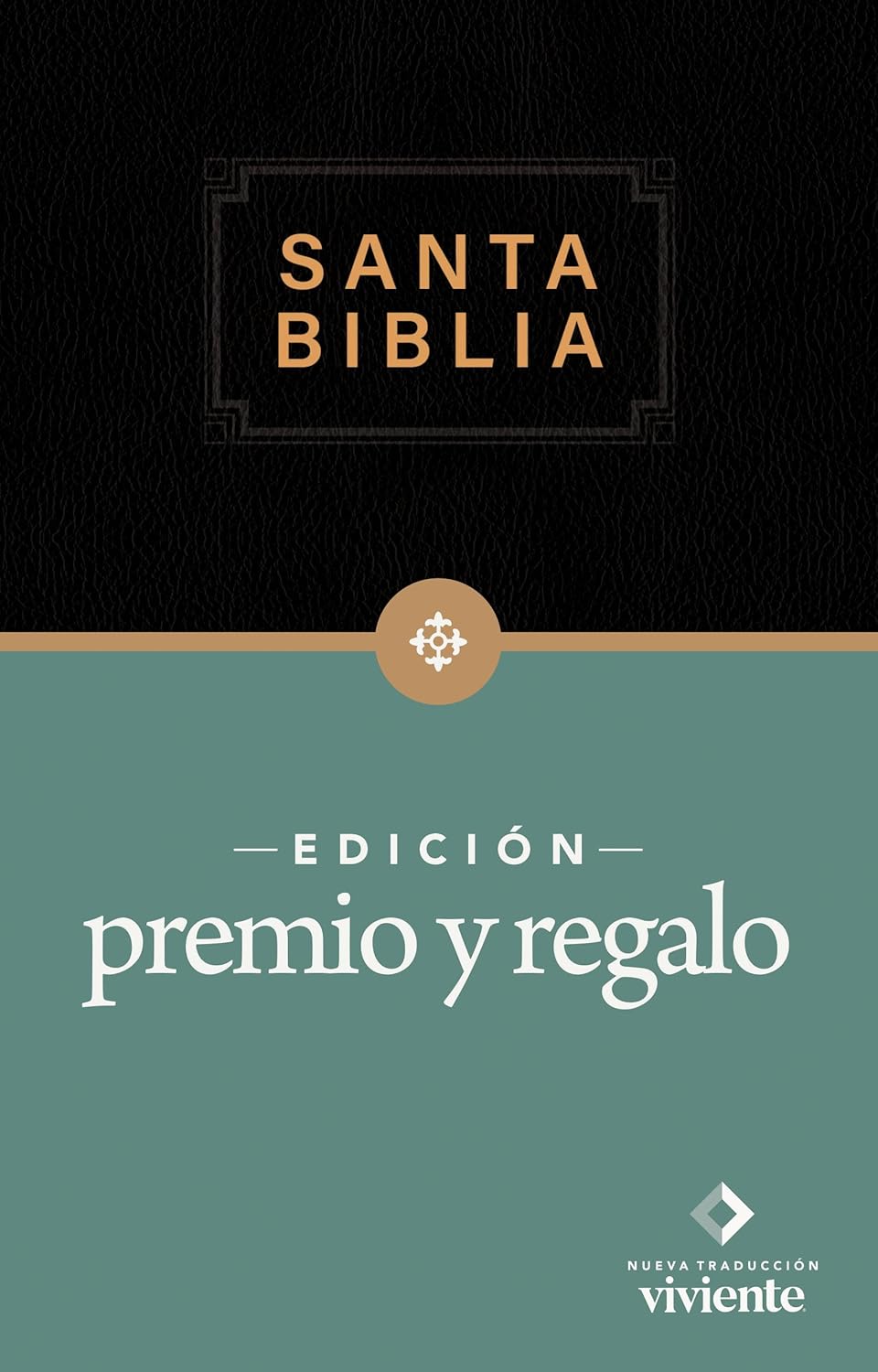 Biblia Sagrada | NTV |  ViniPiel negro | Letra roja | Español