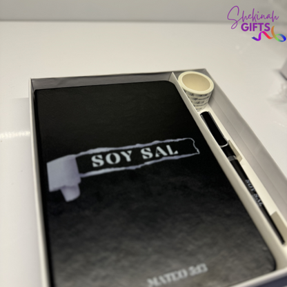 Libreta Soy Sal | Kit con bolígrafo y washi tape