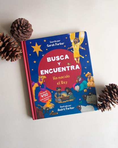 Busca y Encuentra | Ha nacido el Rey | Tapa dura | Infantil interactivo