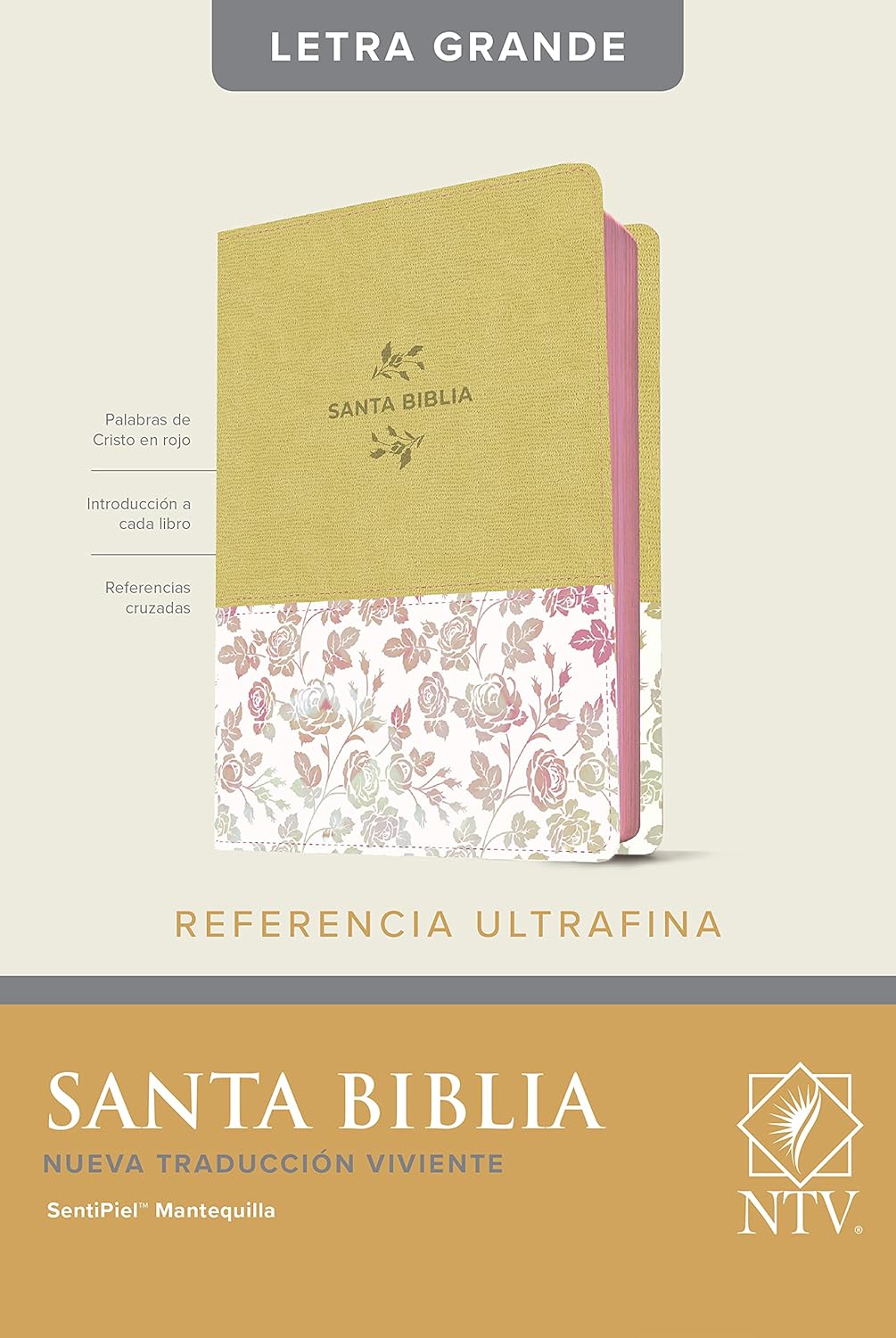 Santa Biblia | NTV | SentiPiel mantequilla | Letra grande | Ultrafina
