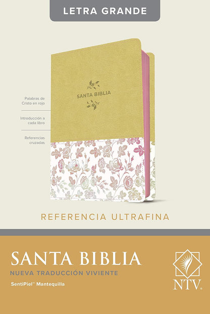 Santa Biblia | NTV | SentiPiel mantequilla | Letra grande | Ultrafina