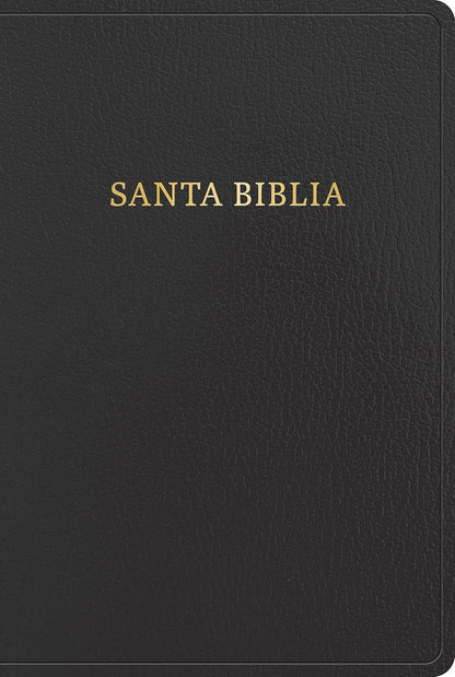Santa Biblia | RVR 1960 | Letra gigante | Negro | Imitación piel | Con índice