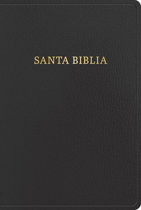 Santa Biblia | RVR 1960 | Letra gigante | Negro | Imitación piel | Con índice