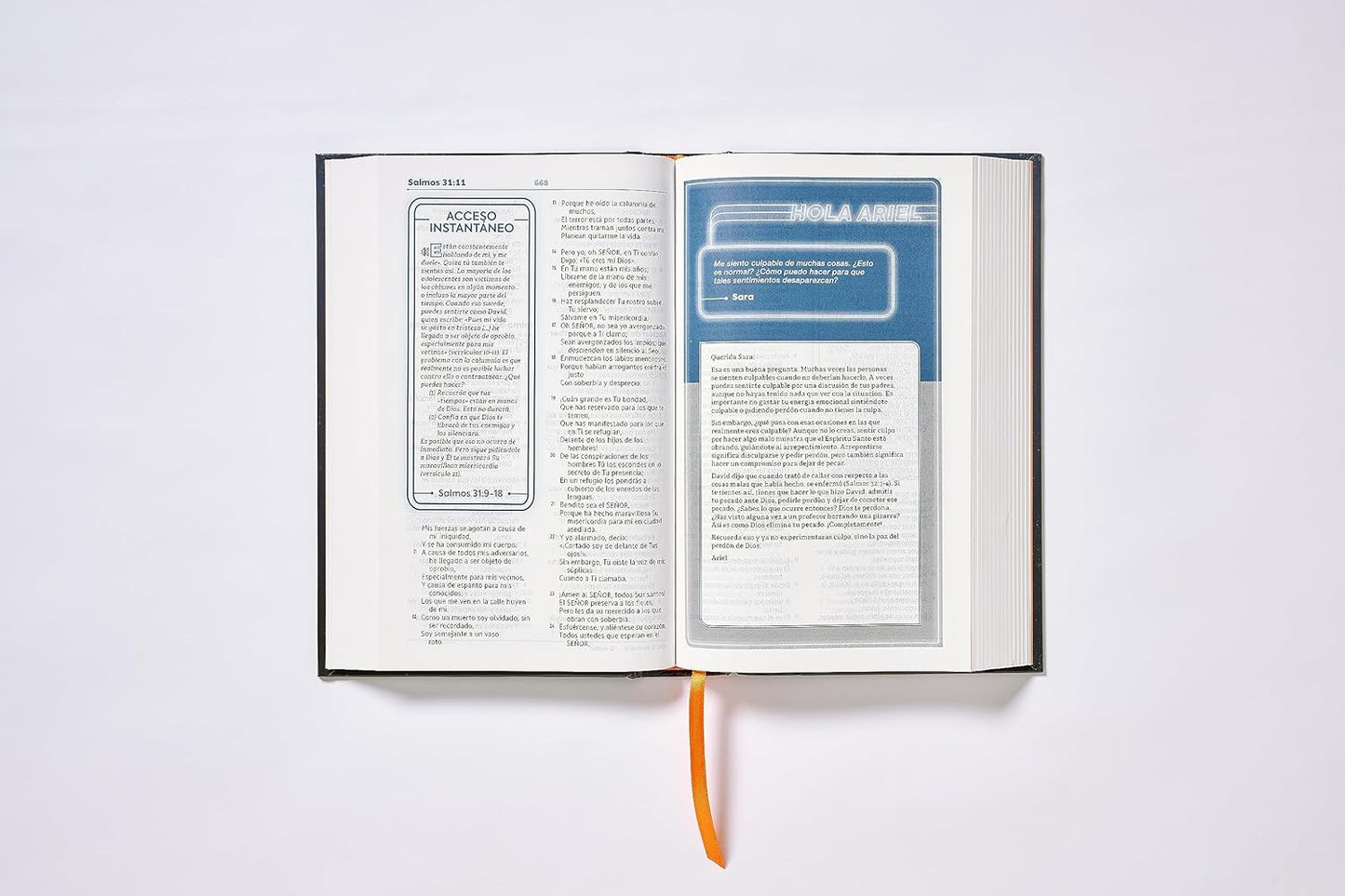 Biblia de Estudio para Adolescentes | NBLA | Tapa Dura | Azul | Comfort Print