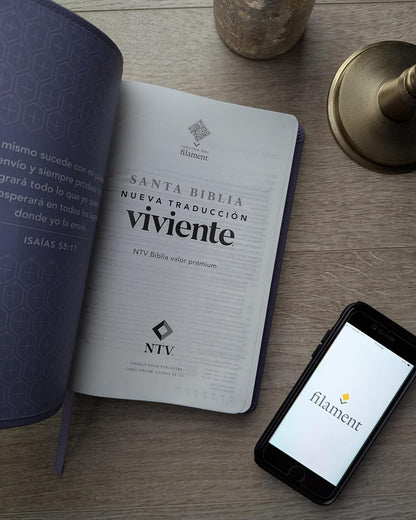 Biblia | NTV | Filament | SentiPiel morado